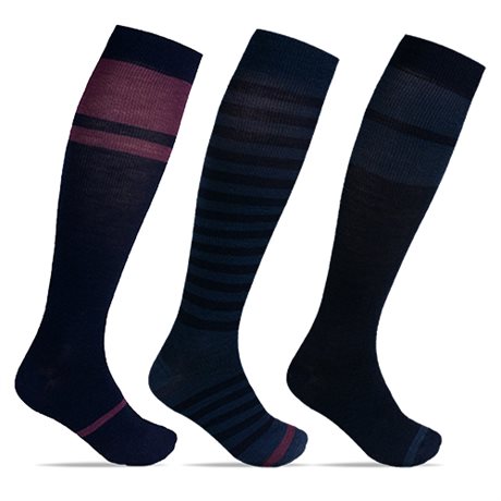 Product Image for Minfot Støttestrømper Merinould Midnight 3-pak