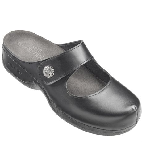 Product Image for Embla Hälsoskor Tofflor Majken Ergoflex Svart Läder