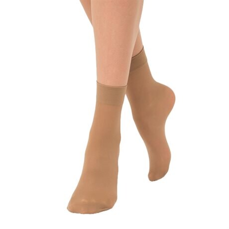 Product Image for Giulia Easy Nylonstrømper Ankel 2-pak 40 den Caramel