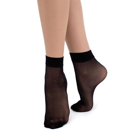 Product Image for Giulia Easy Nylonstrømper Ankel 2-pak 40 den Sort