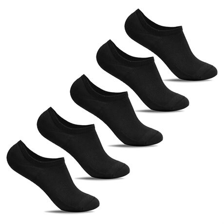 Product Image for Minfot Ankelstrømper Bambus Sort 5-pak