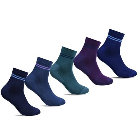 Product Image for Minfot Bambusstrømper Quarter Lake 5-pak