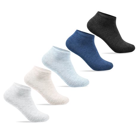 Product Image for Minfot Bambusstrømper Sneaker Melange 5-Pak