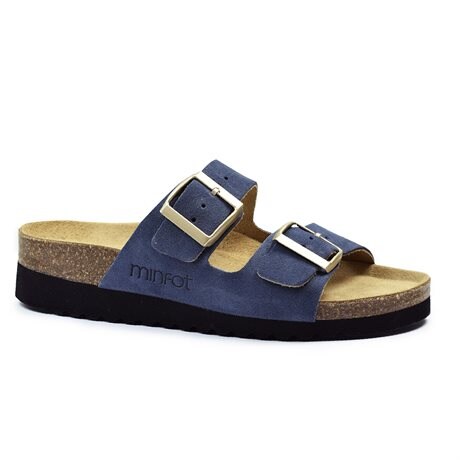 Product Image for Minfot Sandaler Blød Bio Moa Ruskind Blå