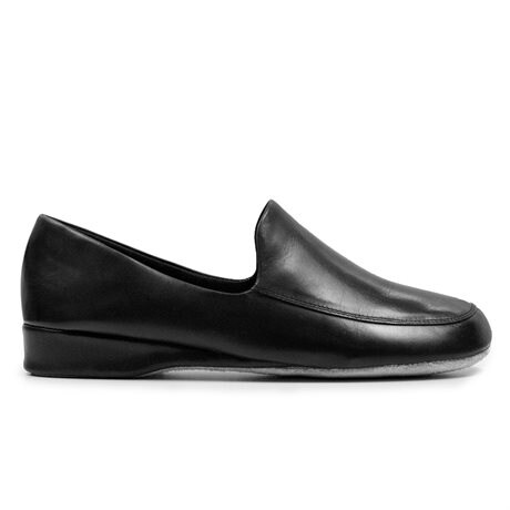 Product Image for Minfot Herre Hjemmesko Hans Læder Hælkappe Sort