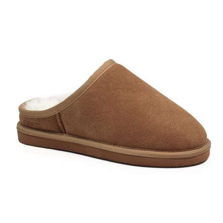 Product Image for Minfot Hjemmesko Fåreskind Vejle med sål Chestnut