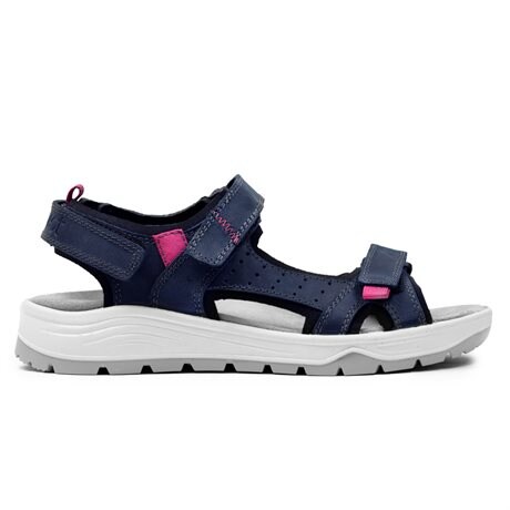 Product Image for Minfot Sandaler Kattvik Dame Nubuck Navy Fuxia