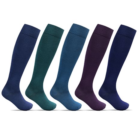 Product Image for Minfot Støttestrømper Bambus Nordlys 5-pak