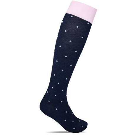 Product Image for Minfot Støttestrømper Bomuld Eco Dot Blue