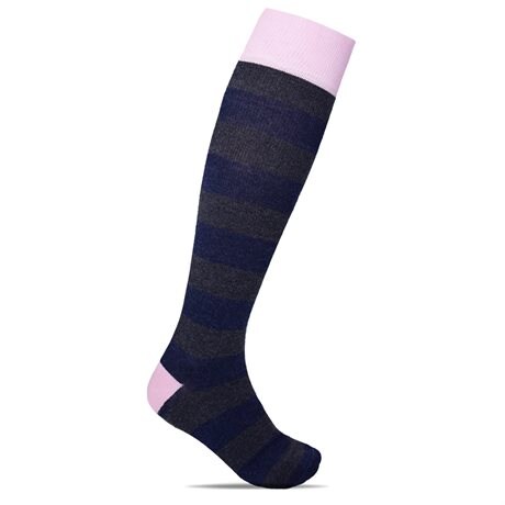 Product Image for Minfot Støttestrømper Bomuld Eco Stripe Pink