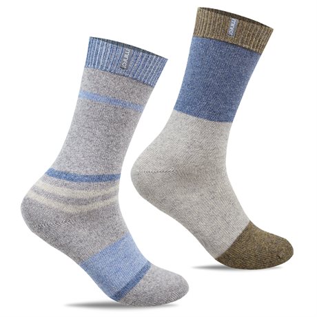 Product Image for Minfot Uldstrømper Strand Indigo 2-pak