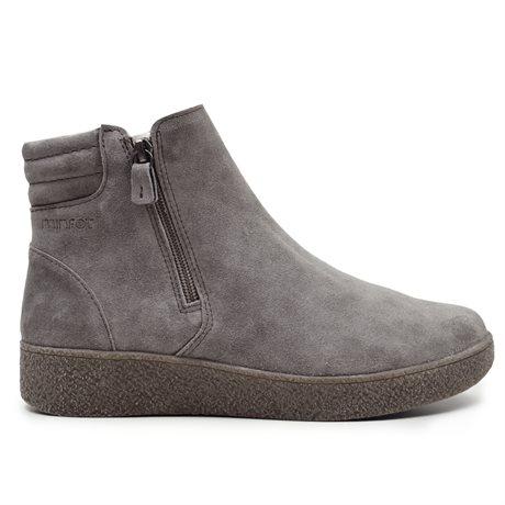 Product Image for Minfot Vera Boots Dobbelt lynlås Ruskind Taupe