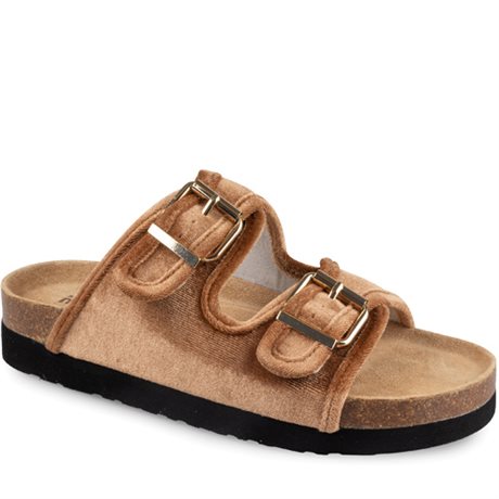 Product Image for Sköna Marie Bløde og Brede Sandaler Adele Lysebrun