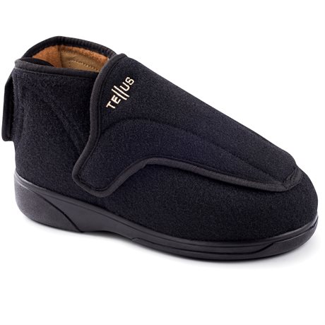 Product Image for Tellus Care Titan Tøffel Sort Specialsko