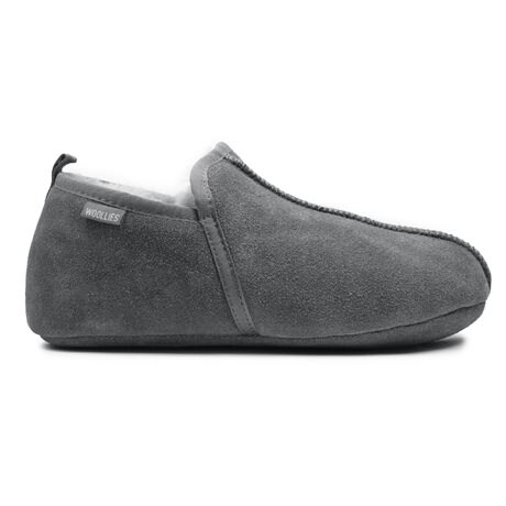 Product Image for Woollies Fåreskindstøfler Ritva Suede Grå
