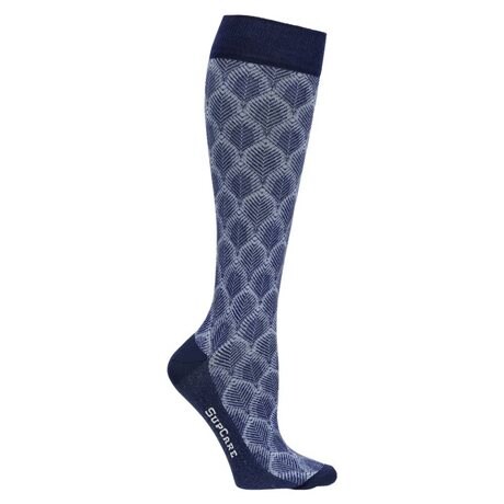 Product Image for SupCare Støttestrømper Bambus Peacock Blue