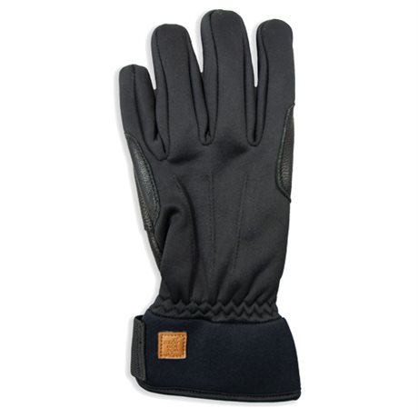 Product Image for Börjesson Handsker Herre Soft Shell Læder Uttervik Sort