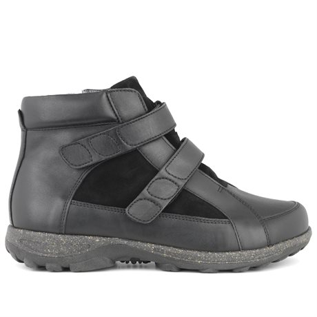 Product Image for New Feet Yvette Ekstra Brede Damesko Orthostretch Velcro Sort