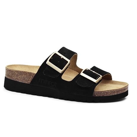 Product Image for Minfot Sandaler Blød Bio Moa Ruskind Sort
