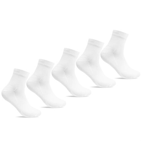 Product Image for Minfot Strømper Quarter Merinould Hvid 5-pak