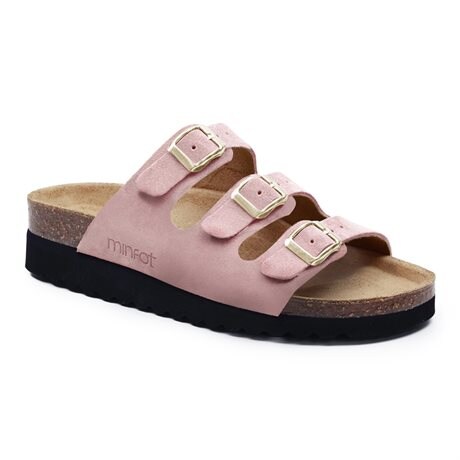 Product Image for Minfot Sandal Blød Bio Rose Ruskind