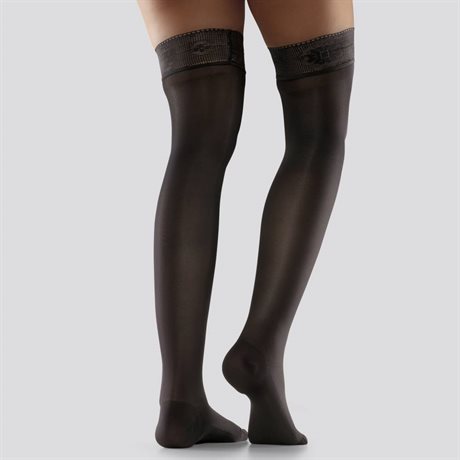 Product Image for Mabs Støttestrømper Stay Up Nylon Sort