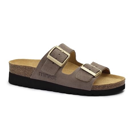 Product Image for Minfot Sandaler Blød Bio Moa Ruskind Grå
