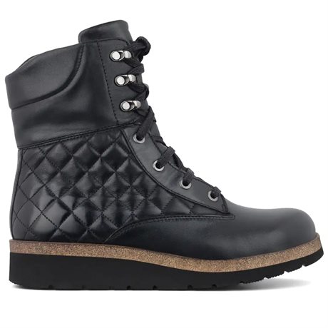 Product Image for New Feet Karen Brede Forede Sko Dame Lace Zip Sort