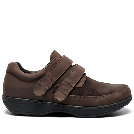 Product Image for New Feet Malte Ekstra Brede Sko Orthostretch Velcro Brun