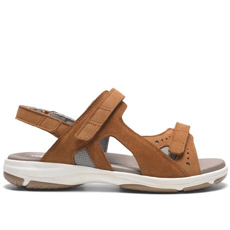 Product Image for New Feet Mille Ekstra Brede Sandaler Velcro Dame Brun