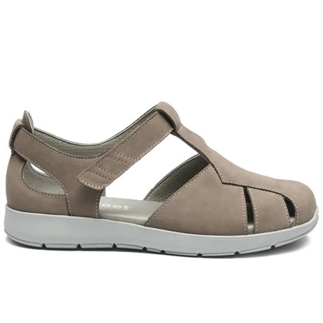 Product Image for New Feet Frida Sandaler Hælkappe Dækket tå Dame Sand