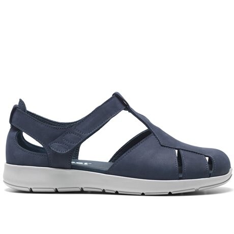 Product Image for New Feet Frida Sandaler Hælkappe Dækket tå Dame Mørkeblå