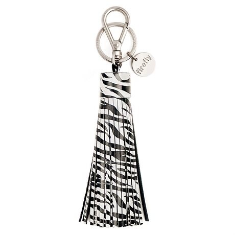 Product Image for Firefly Refleks Soft Tassel Reflector Zebra Print