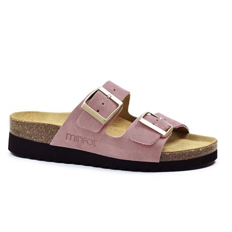 Product Image for Minfot Sandaler Blød Bio Moa Ruskind Lyserød