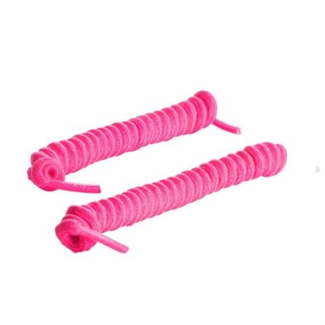 Product Image for Springyard Snørebånd Elastic Curly Neon Pink