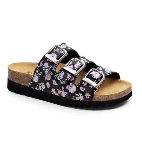 Product Image for Scholl Sandal Dame Rio Blomster Sort
