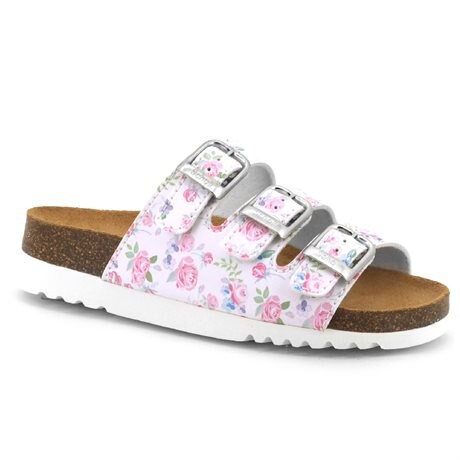Product Image for Scholl Sandal Dame Hvid Blomster