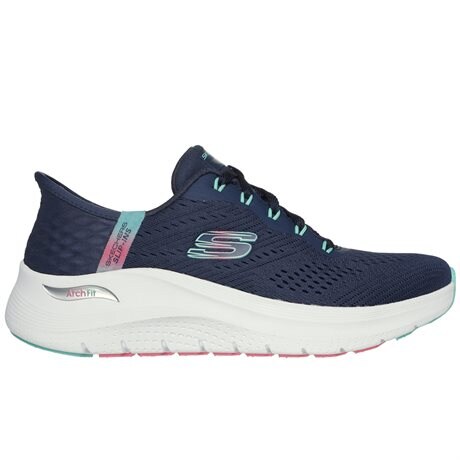 Product Image for Skechers Womens Arch Fit 2.0 Slip-Ins Navy Turquoise