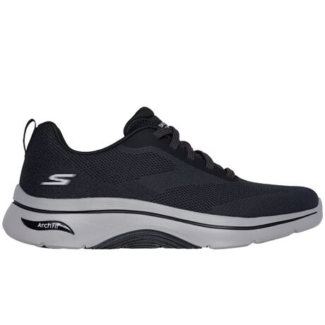 Product Image for Skechers Mens Go Walk Arch Fit 2.0 Black Grey