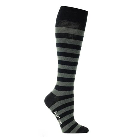 Product Image for SupCare Støttestrømper Stribet Sort Grå