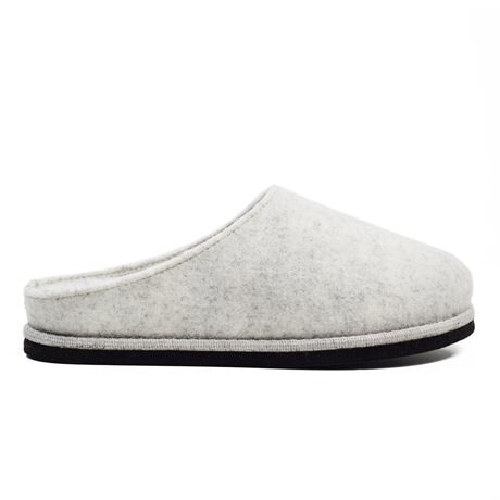Product Image for Minfot Hjemmesko Uld Slip-in Viken Uld Lysegrå