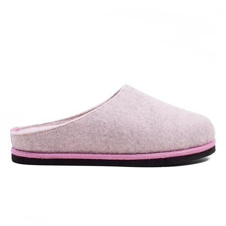 Product Image for Minfot Hjemmesko Uld Slip-in Viken Uld Lyserød