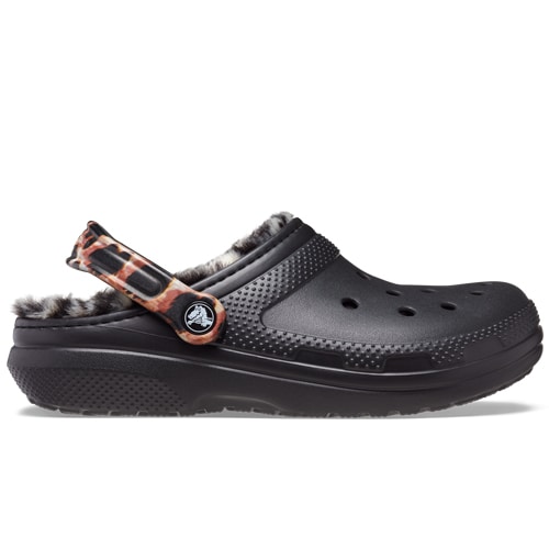 Chip kat Fælles valg Crocs Classic Clog Lined Animal Remix Black