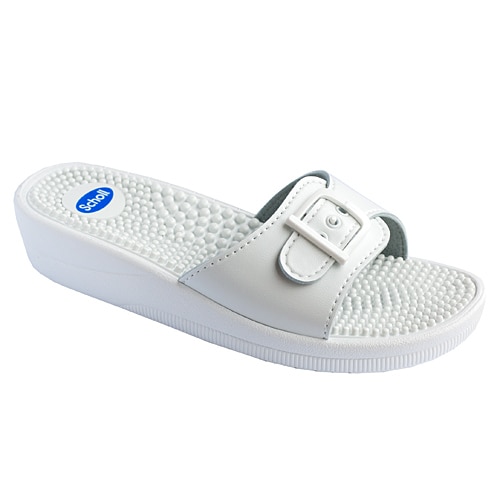 blod eksplosion støvle Scholl Sandal New Massage White