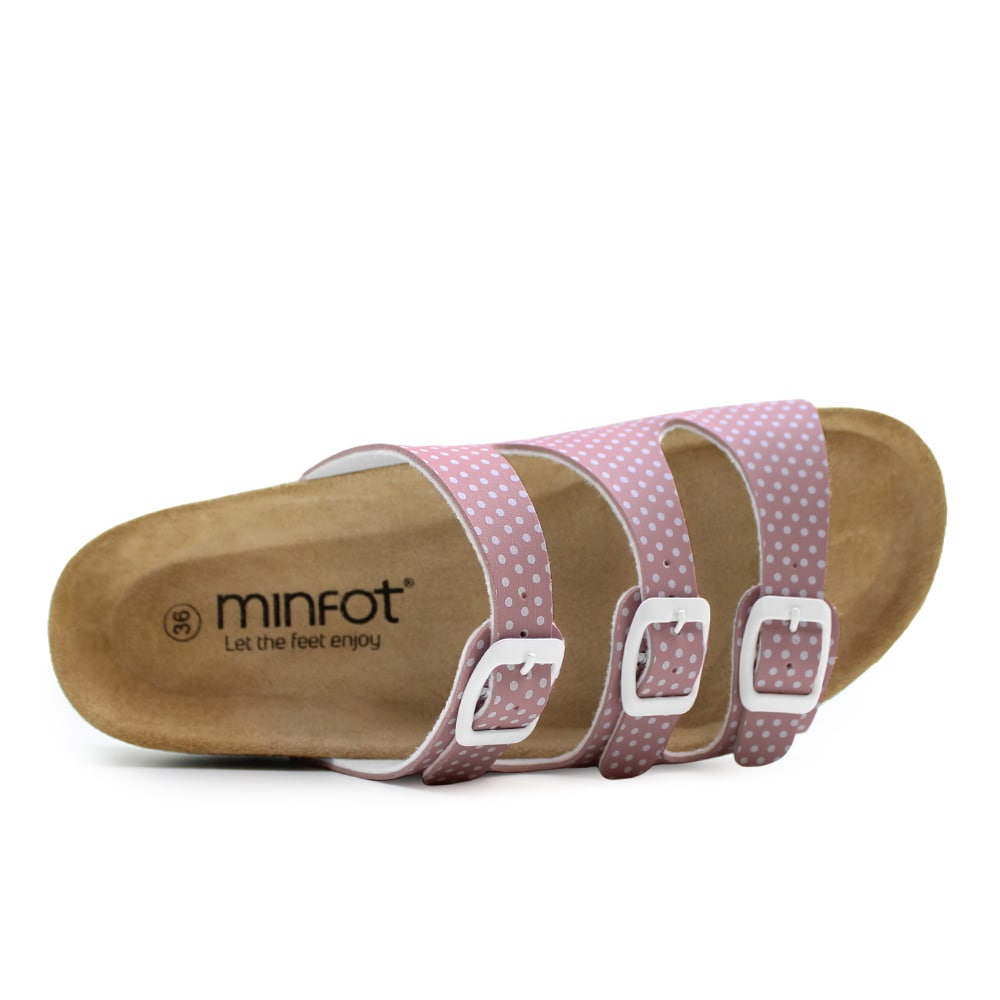 Minfot-Korksandal-Mjuk-Bio-Dots-Rosa-nedjsunket-förfotsvalv.jpg
