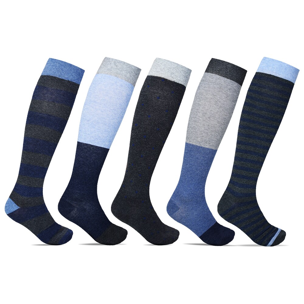 Minfot-Stödstrumpor-Bomull-Eco-Everyday-Blue-5-pack.jpg
