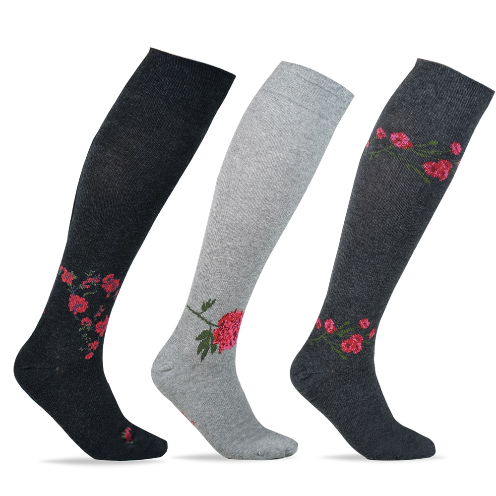 Stödstrumpor-Dam-Bomul- 3-pack-Flawless-Walk-Peony.jpg