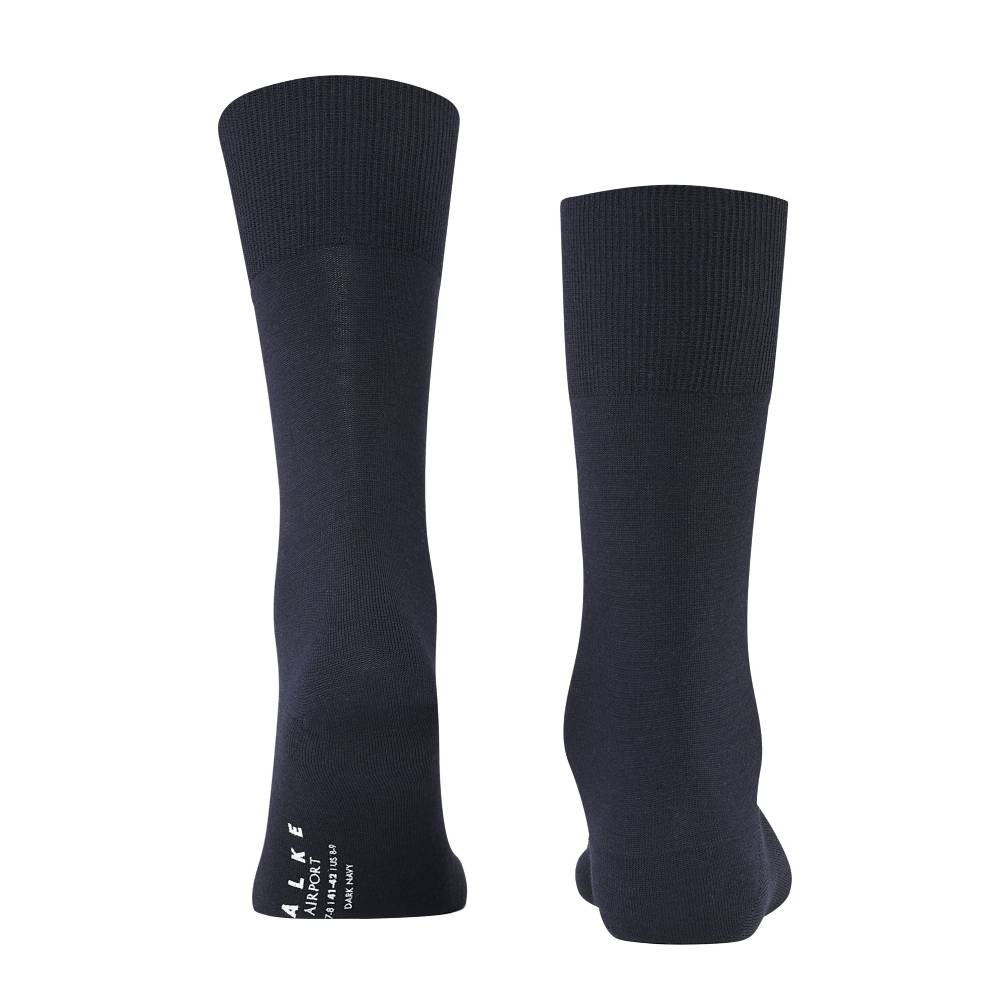 angreb Kommunikationsnetværk At opdage Falke Airport Men Socks Dark Navy