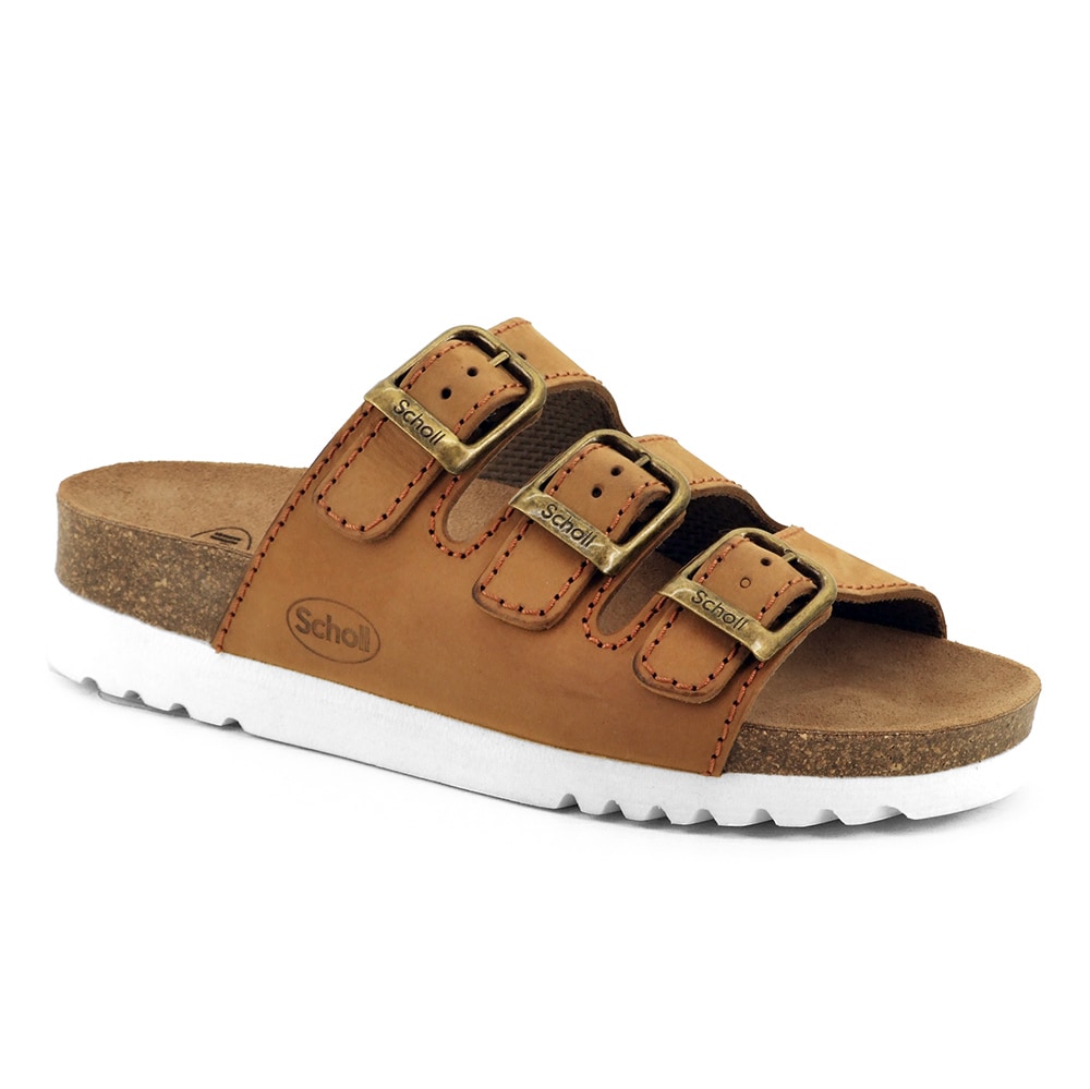 Kælder Med andre band Foragt Scholl Sandal Dame Rio Cognac Bronze