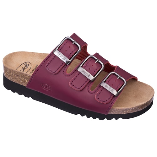 Scholl Sandal Dame Bordeaux